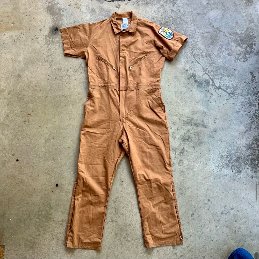 US Fish & Wildlife Service Coveralls Short Sleeve 44 USA